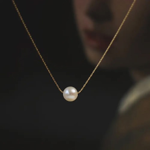 58:DAYS - Halsband med pärla, Guld