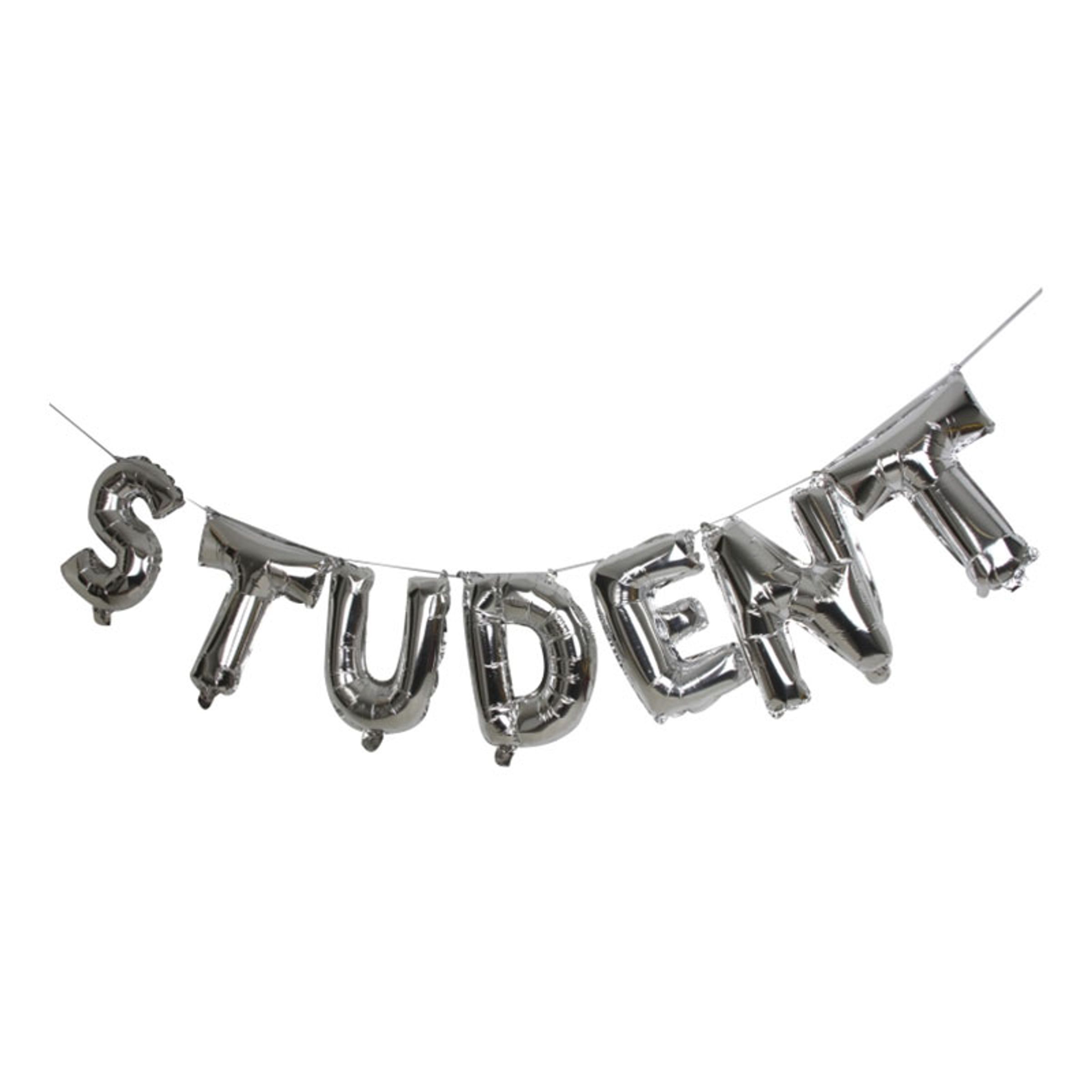 Ballonggirlang Student Silver Metallic