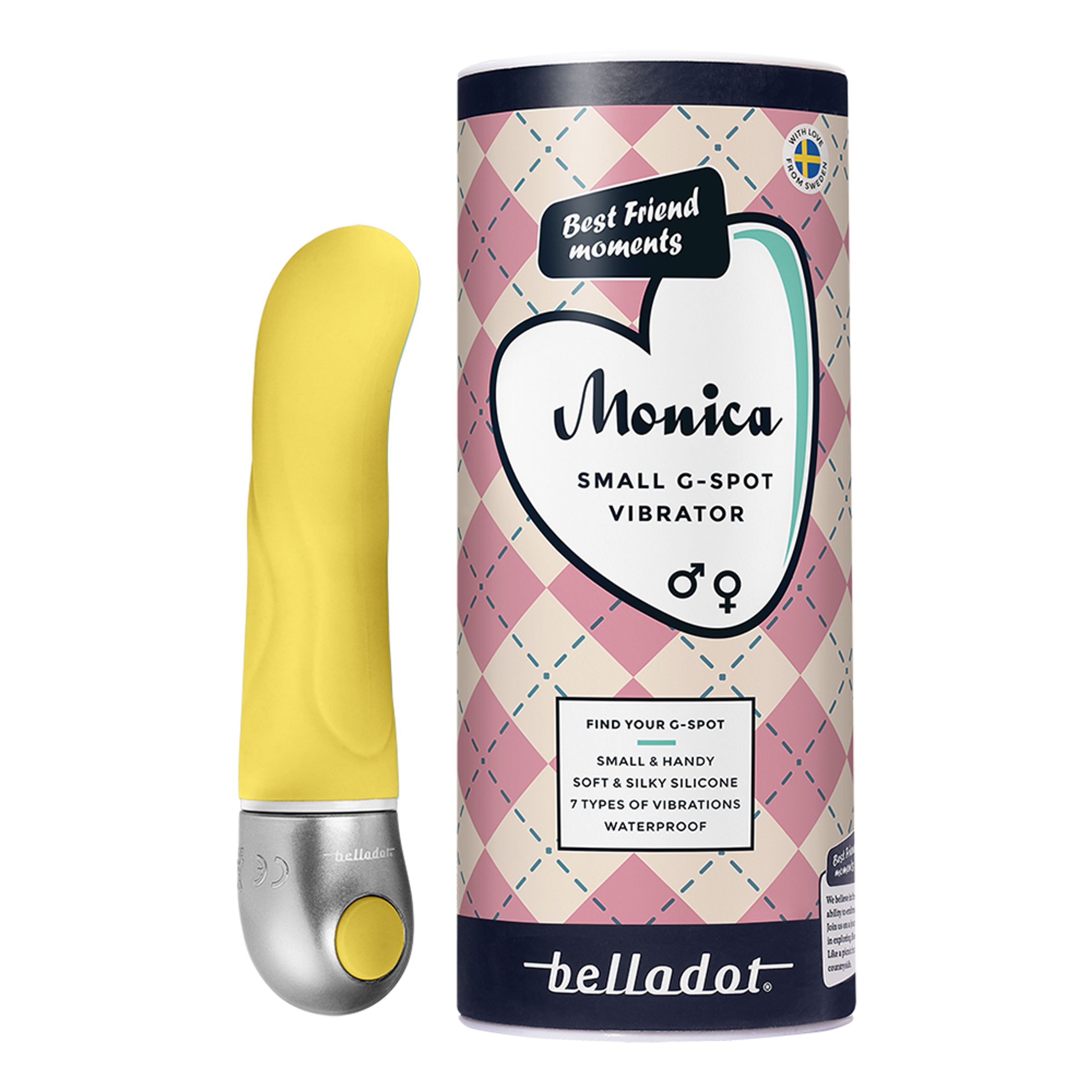 Belladot G-Punktsvibrator Monica - Gul