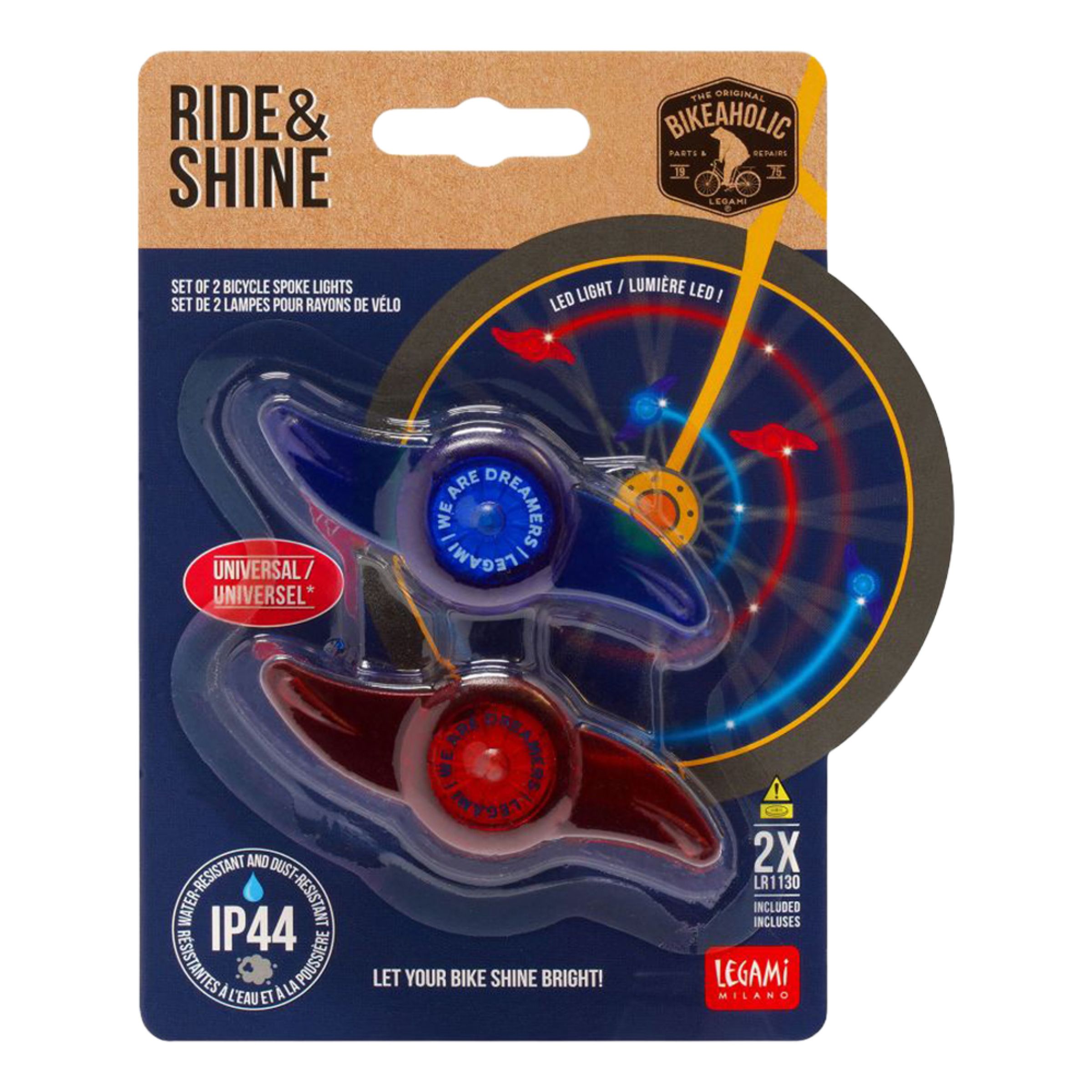 Belysning till Cykelhjul Space