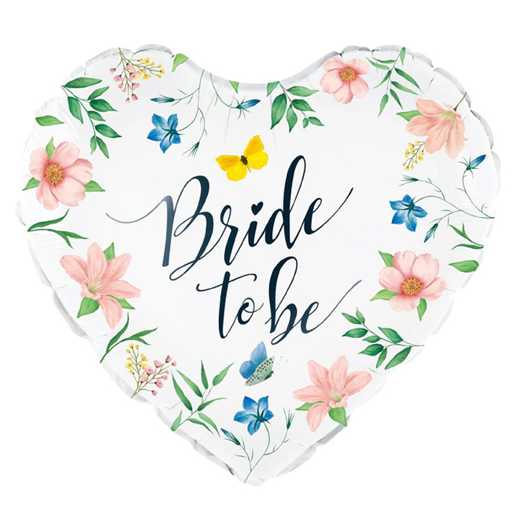 Bride To Be Flowers - Folieballong