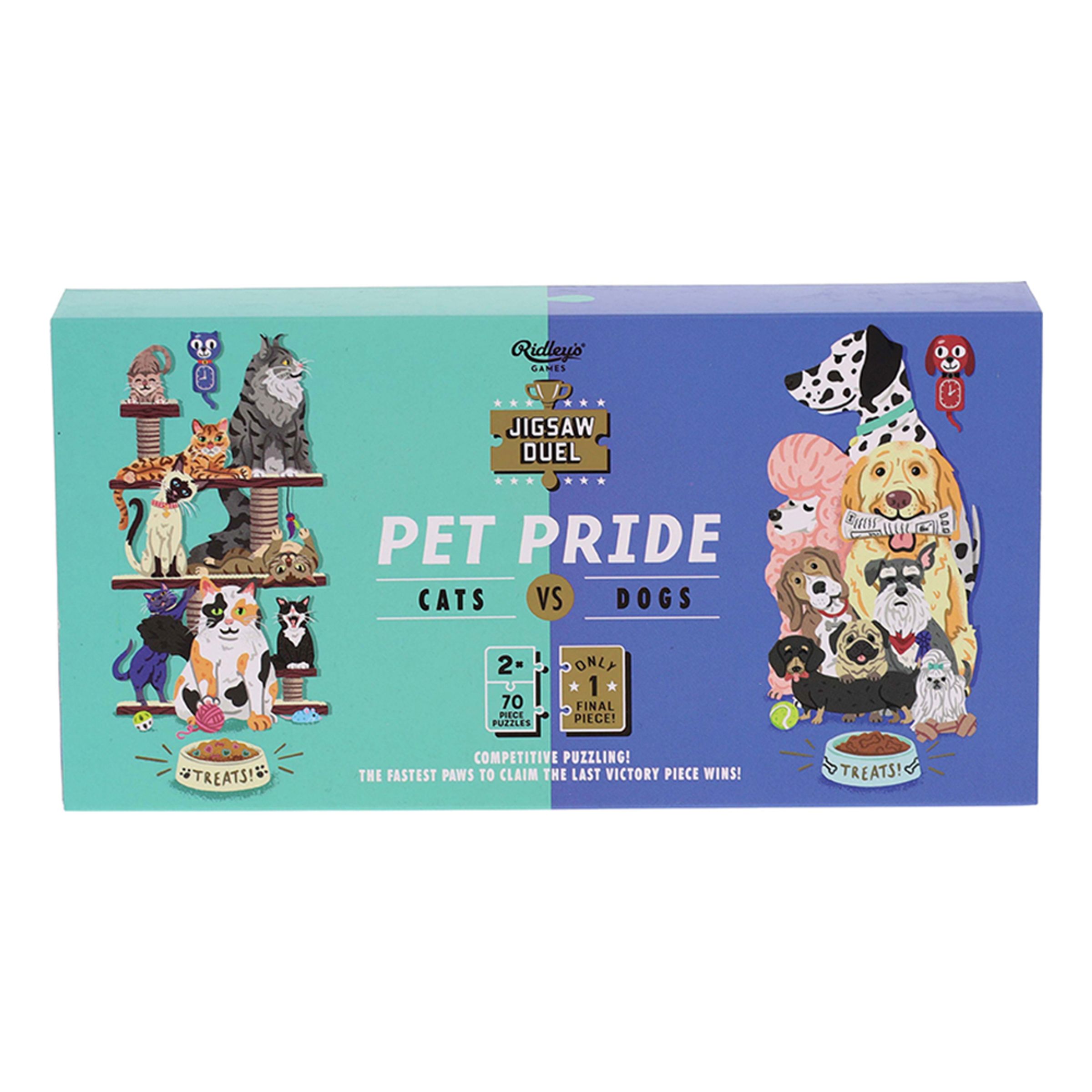 Cats vs Dogs Pussel-Duell Spel