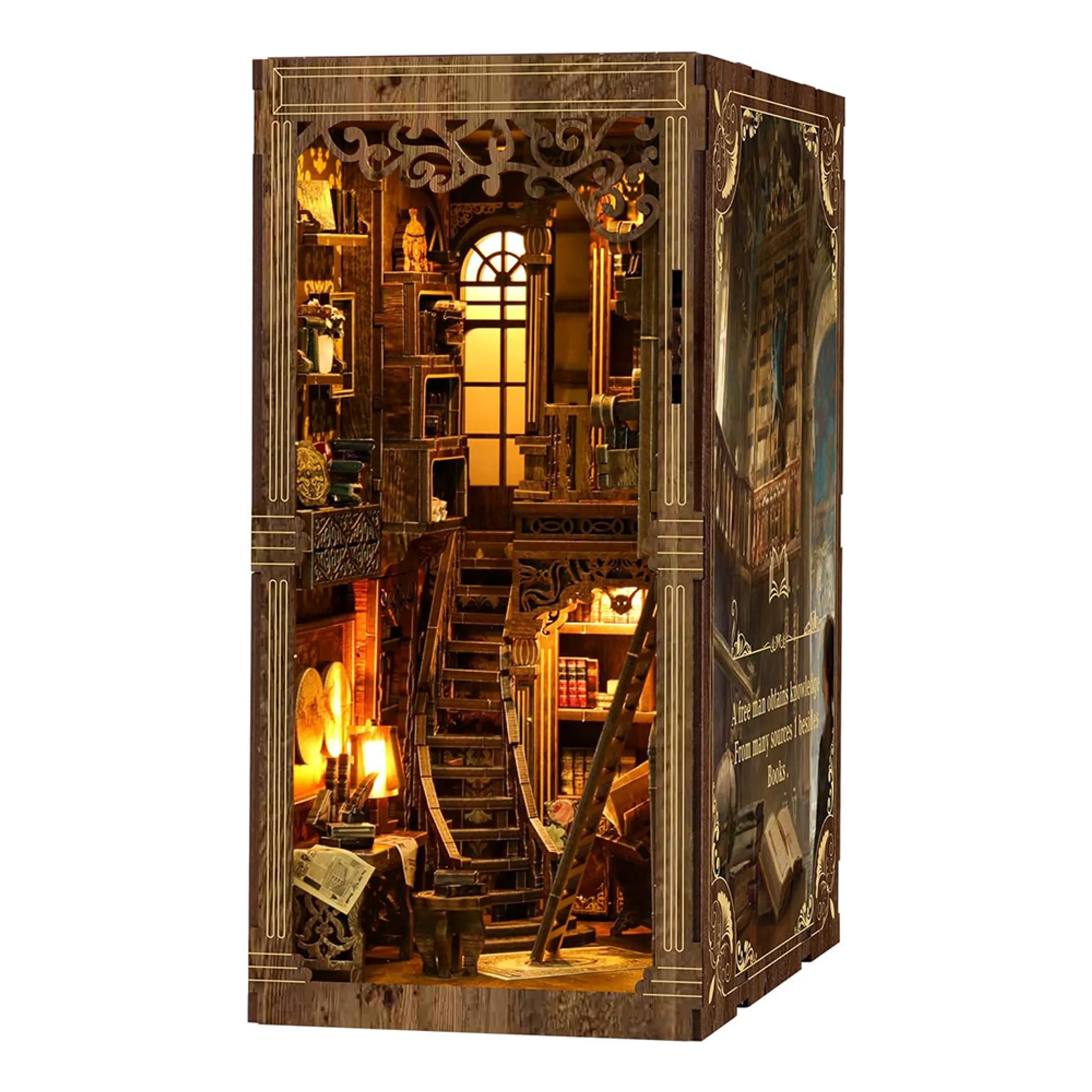 DIY Book Nook Antique Book Collection Room