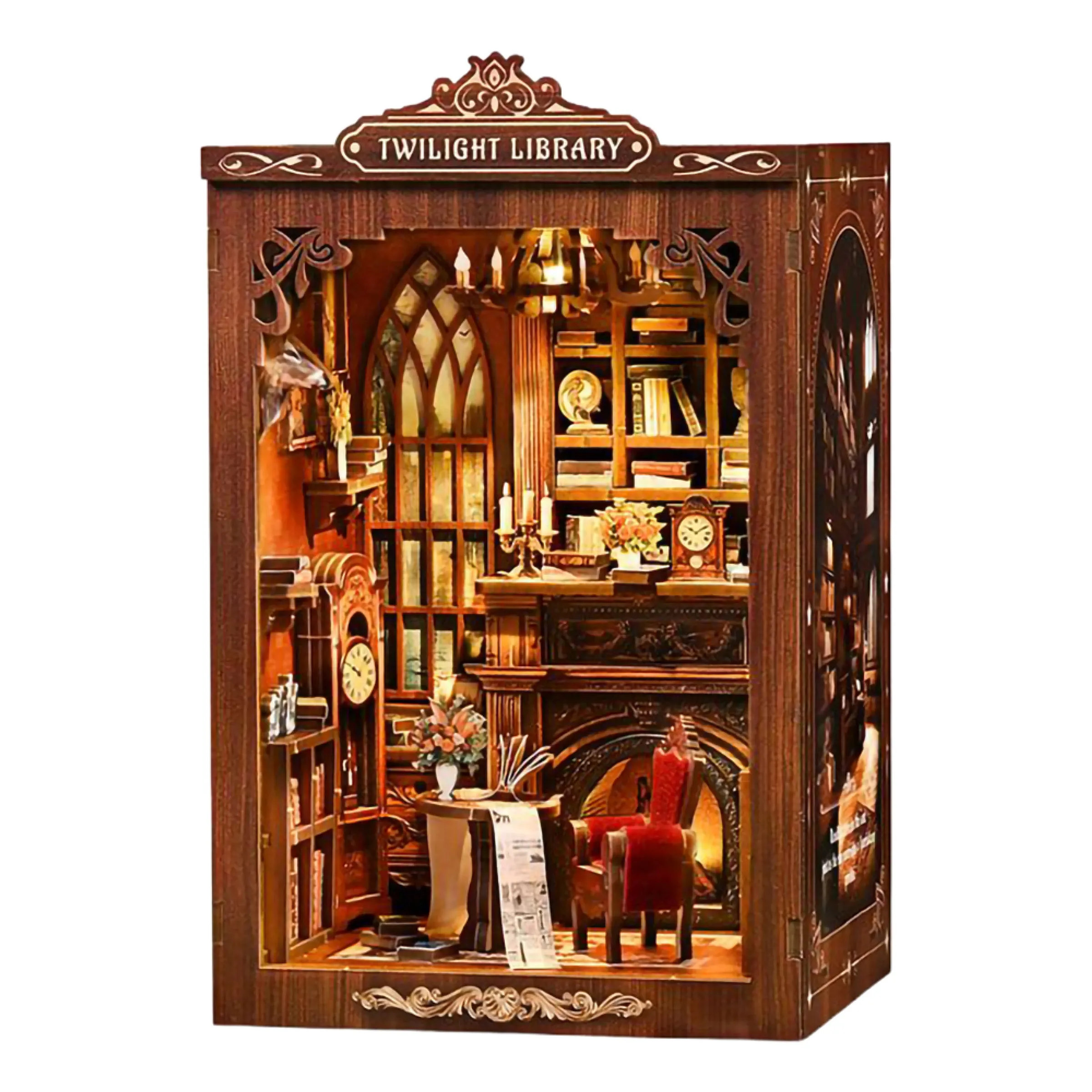 DIY Book Nook Twilight Library