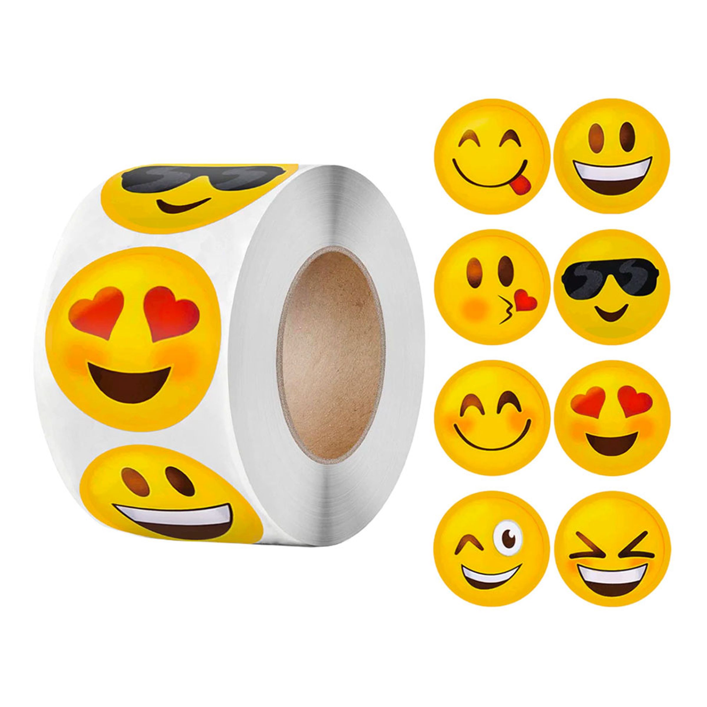 Emoji Stickers på Rulle