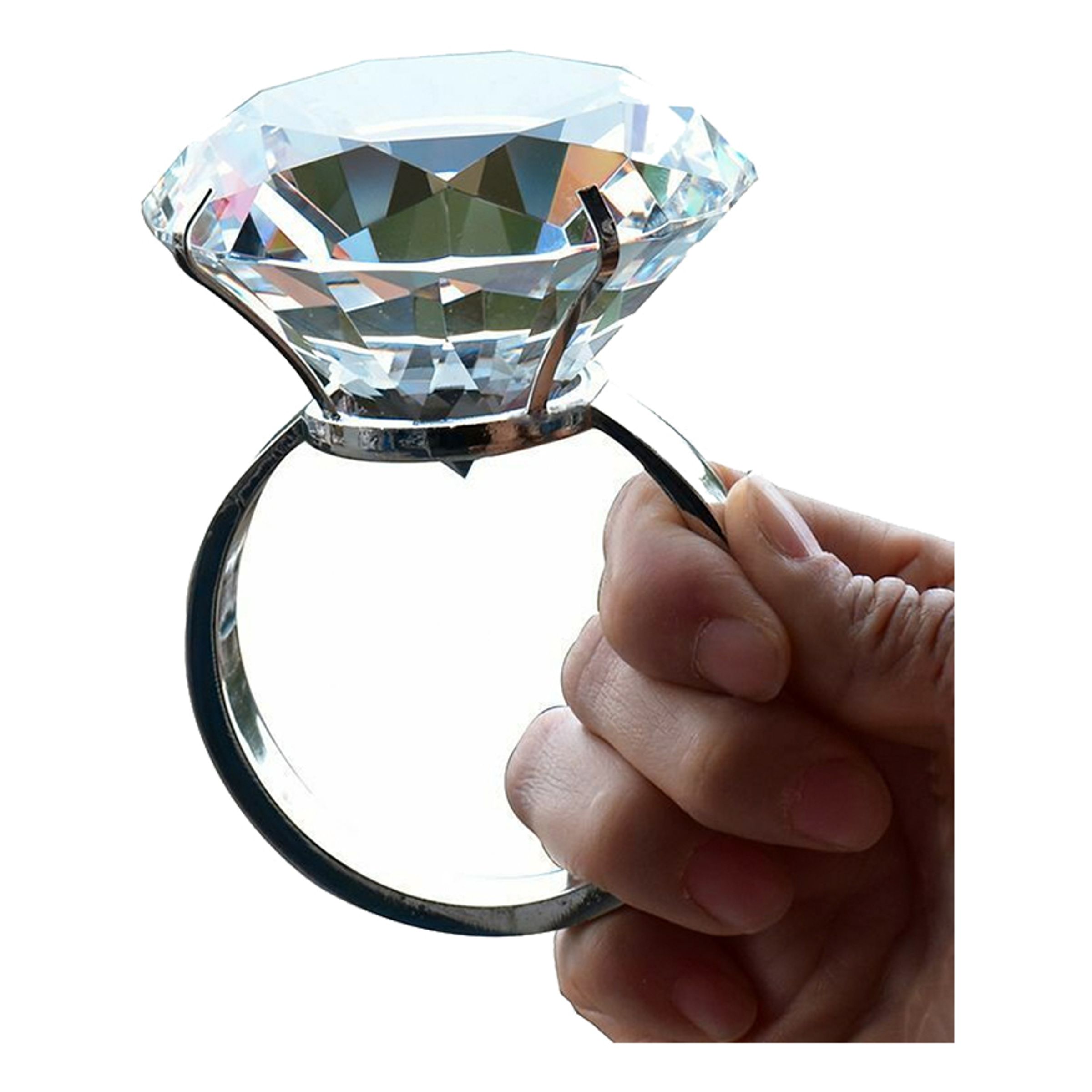 Gigantisk Diamantring