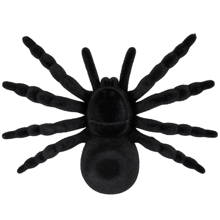 Halloweendekoration Tarantula Spindel Svart