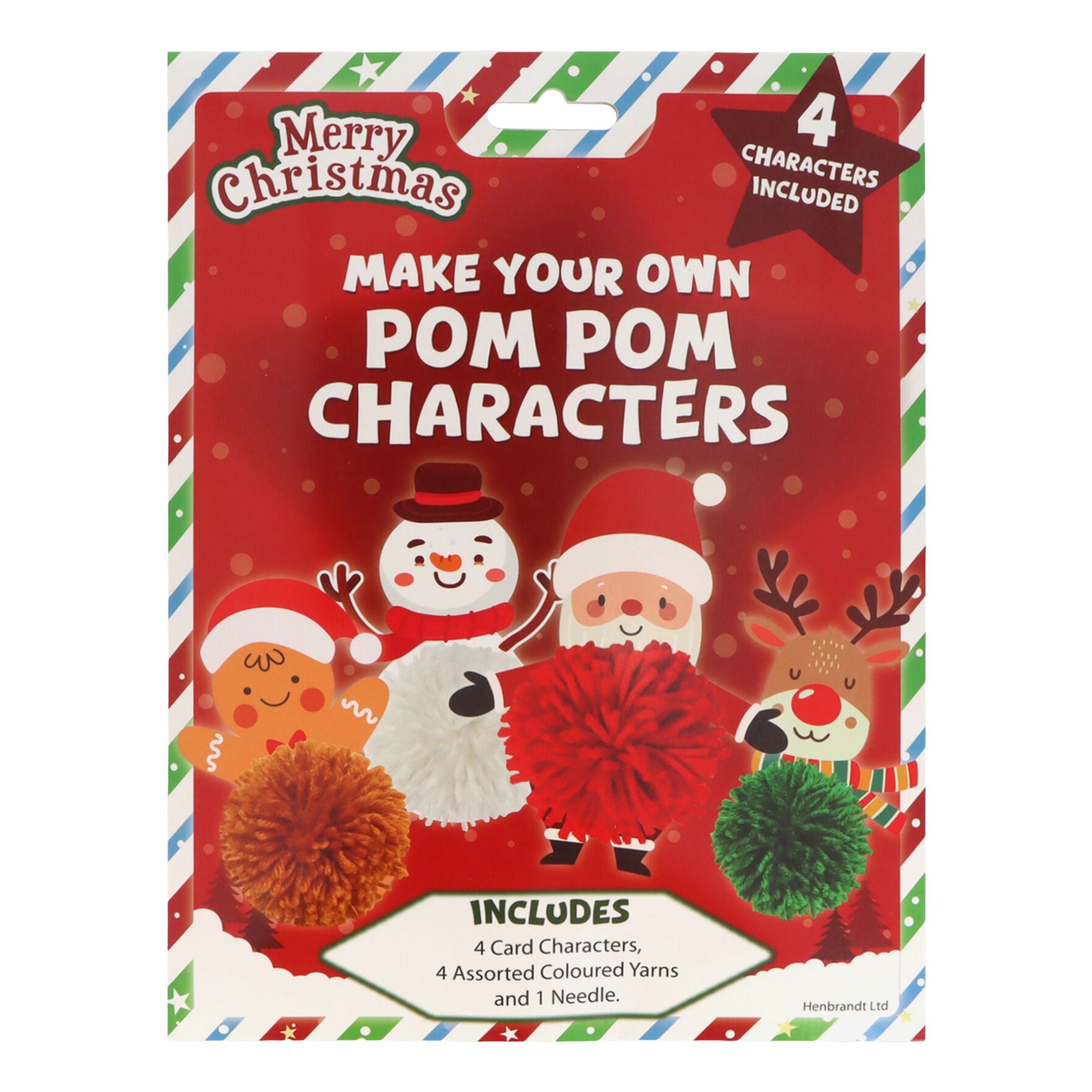 Julpyssel Gör Dina Egna PomPomfigurer