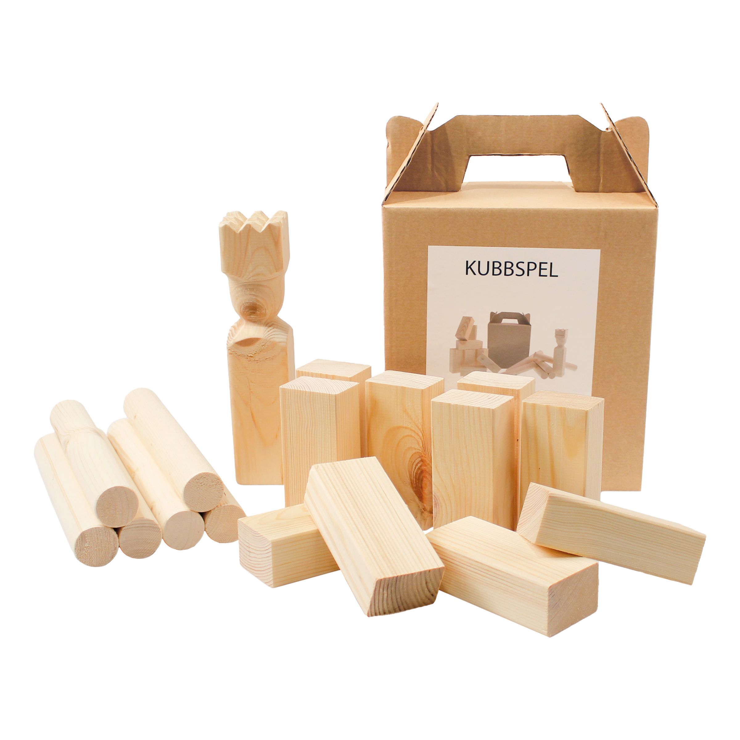 Kubb Spel i Trä
