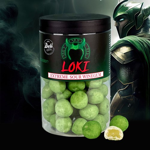 Loki - Extremt sura vingummin, Viking Edition, Grön