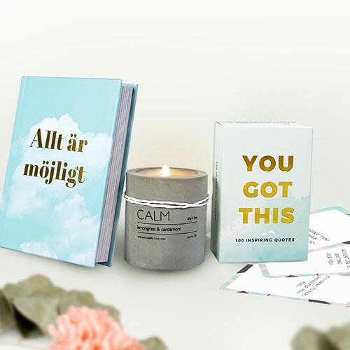 Lugna Lådan - Presentlåda för välmående & mindfulness, Ljus mint