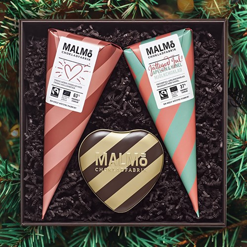 Malmö Chokladfabrik - Presentlåda, Jul med kärlek, Beige