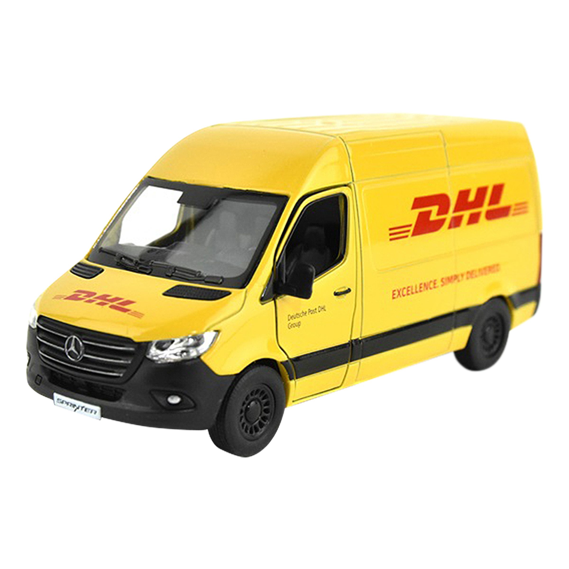 Modellbil DHL Skåpbil