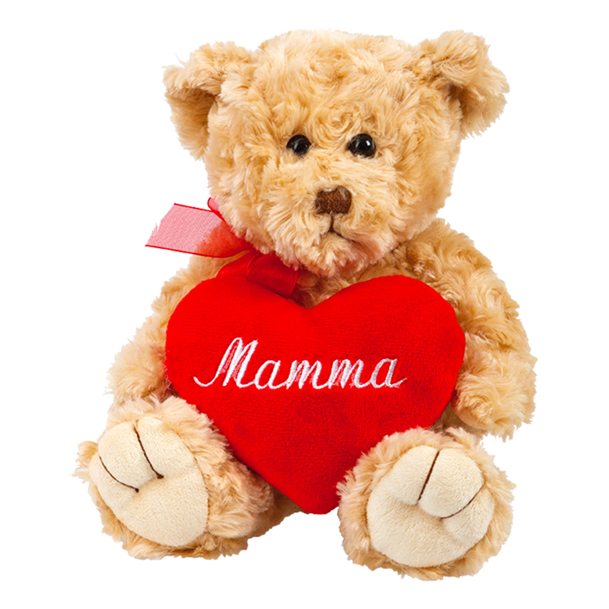 Nallebjörn med Hjärta Mamma