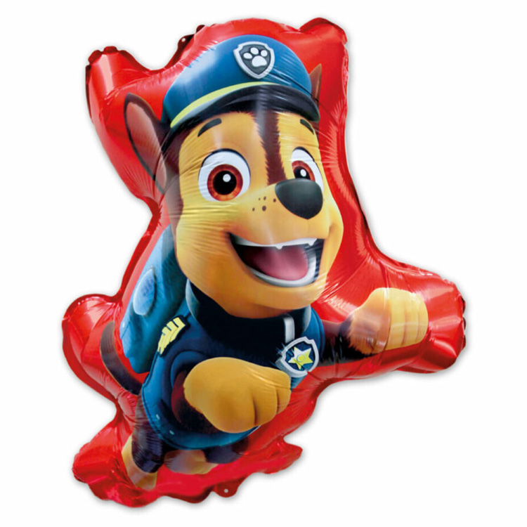 Paw Patrol Chase Formad Folieballong Stor