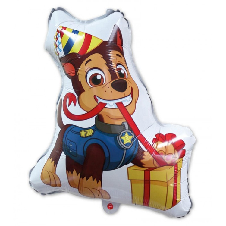 Paw Patrol Chase Kalas Formad Folieballong Stor