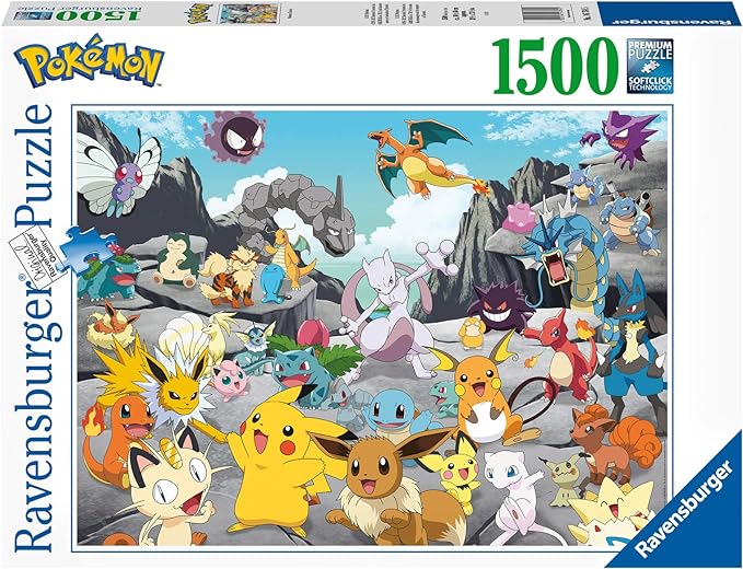 Pokemon Classic Pussel 1500 Bitar