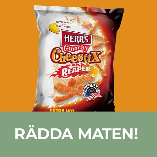 RÄDDA VARAN - Crunchy Cheesestix, Carolina Reaper, Multi
