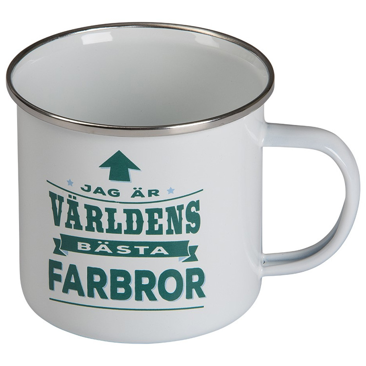 Retro Mugg - Världens Bästa Farbror