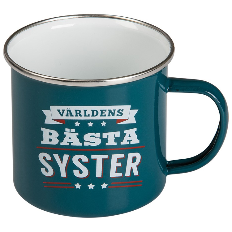 Retro Mugg - Världens Bästa Syster