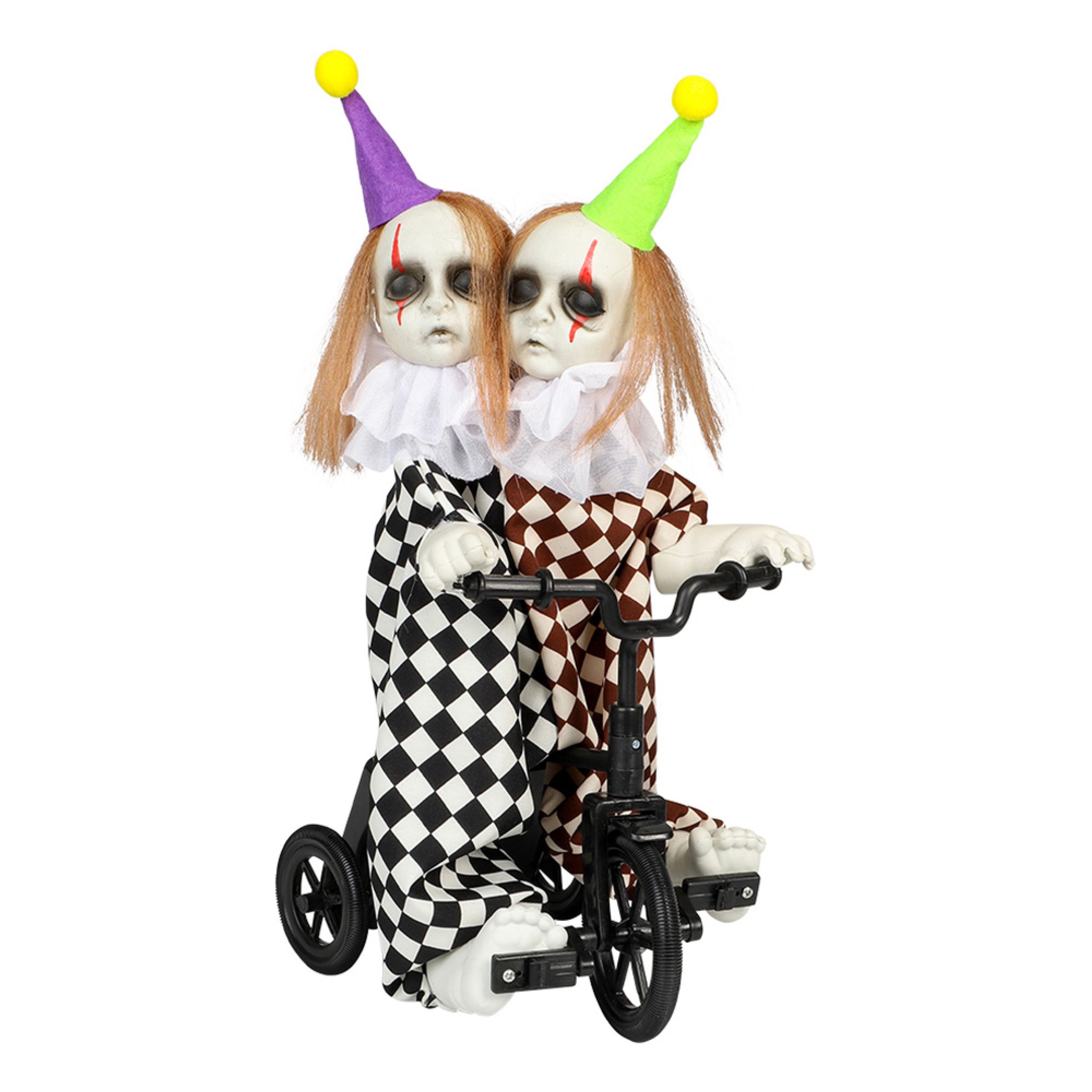Siamesisk Clown på Cykel Animerad Prop
