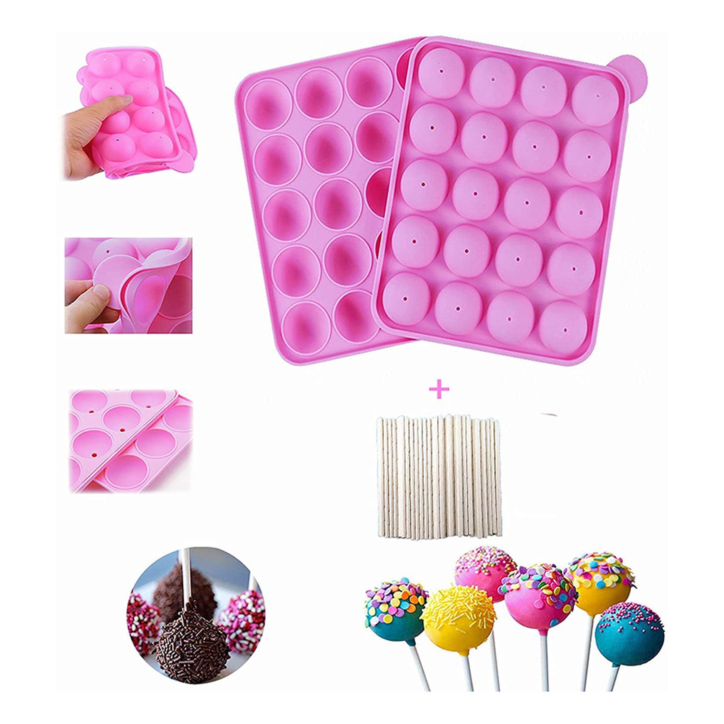 Silikonform för Cakepops