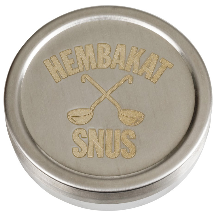 Snusdosa Rostfritt Stål Hembakat Snus