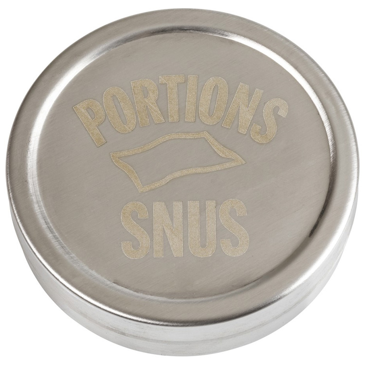 Snusdosa Rostfritt Stål Portionssnus