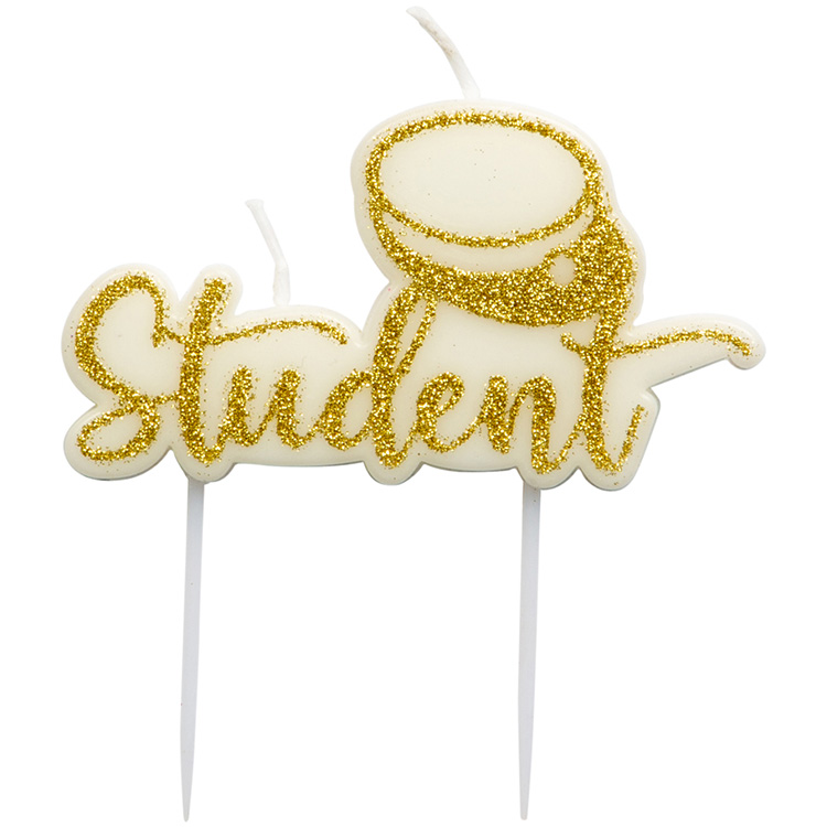Student Tårtljus Guld