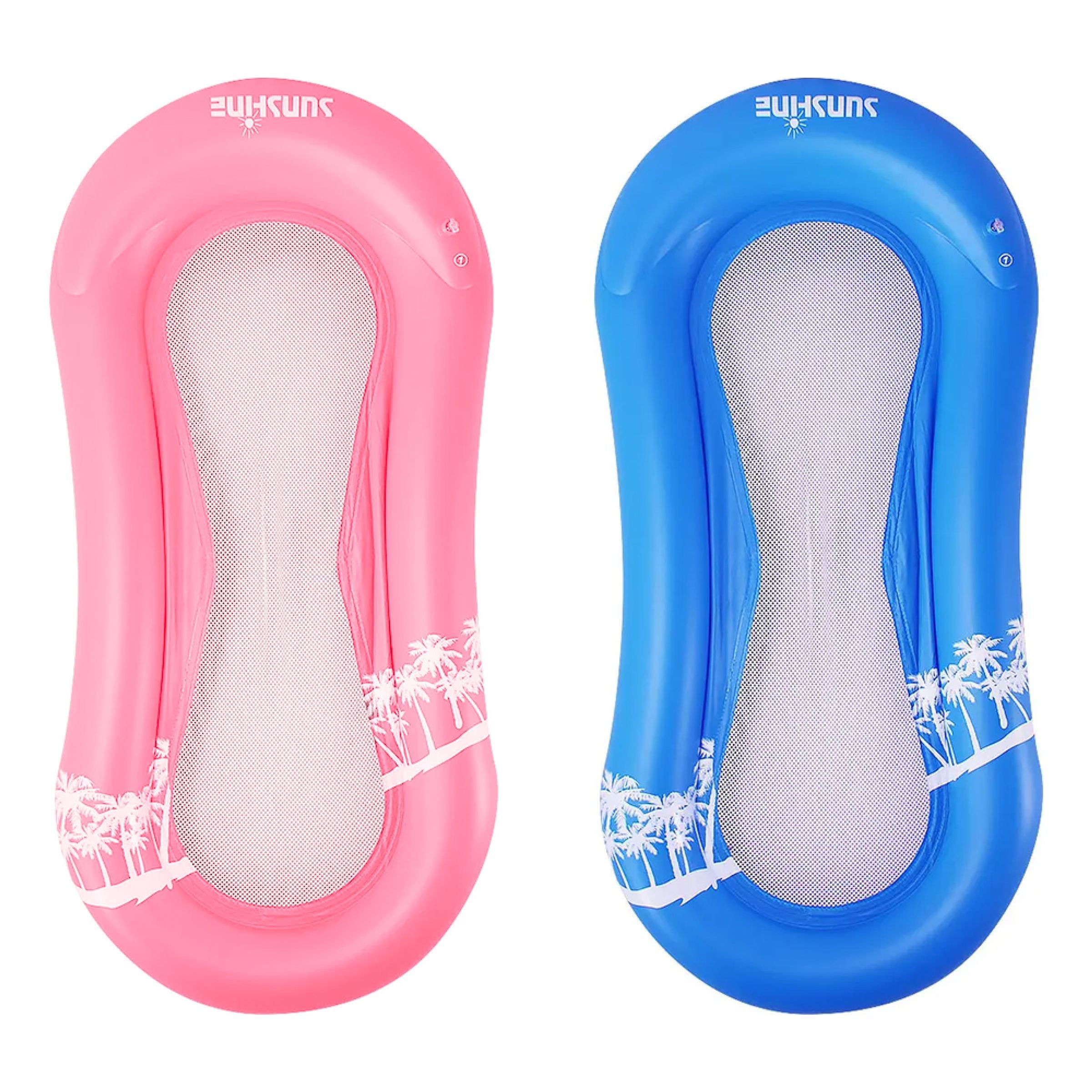 Uppblåsbar Flytande Hängmatta - Blå