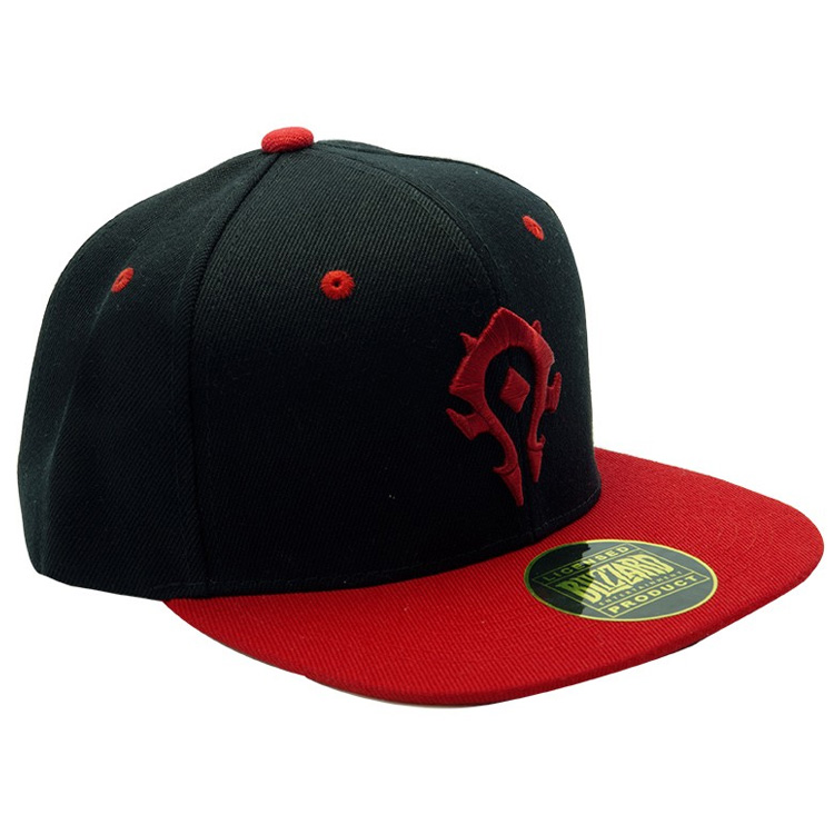 World Of Warcraft Snapback Keps Horde Svart & Röd